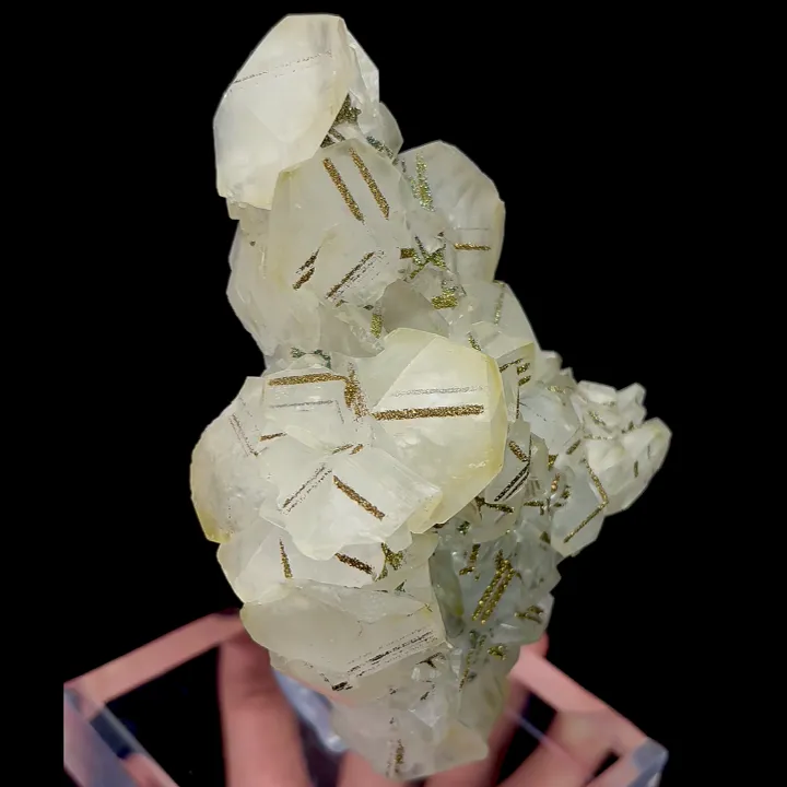 Natural Calcite and Pyrite, Mineral Specimen:Fujian,China (90*60*125MM) - image 3