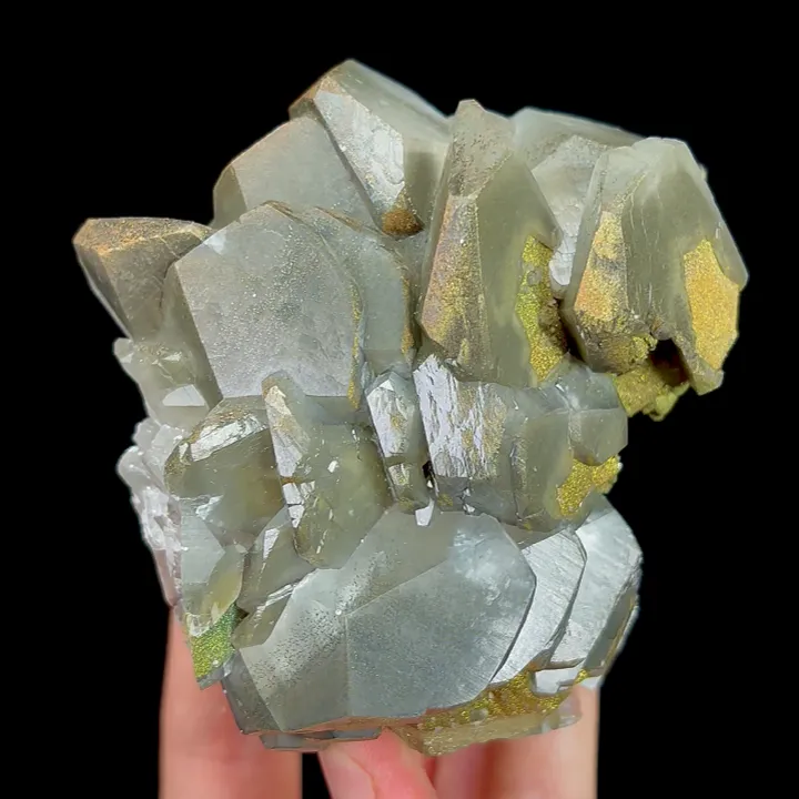Natural Calcite and Pyrite, Mineral Specimen:Fujian,China (95*90*55MM) - image 3