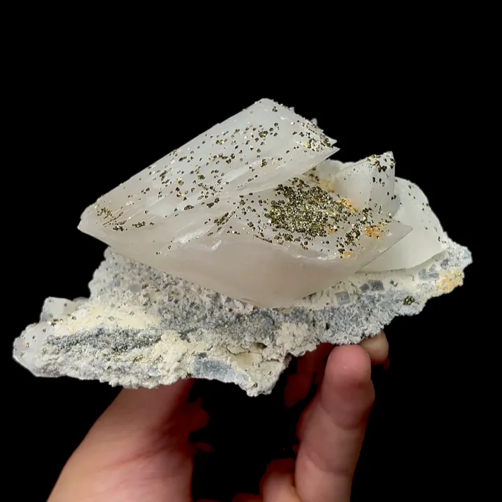 Natural Calcite and Pyrite Mineral Specimen,High Quality Specimen,DAYE,HUBEI,CHINA(115*65*55mm) - image 3
