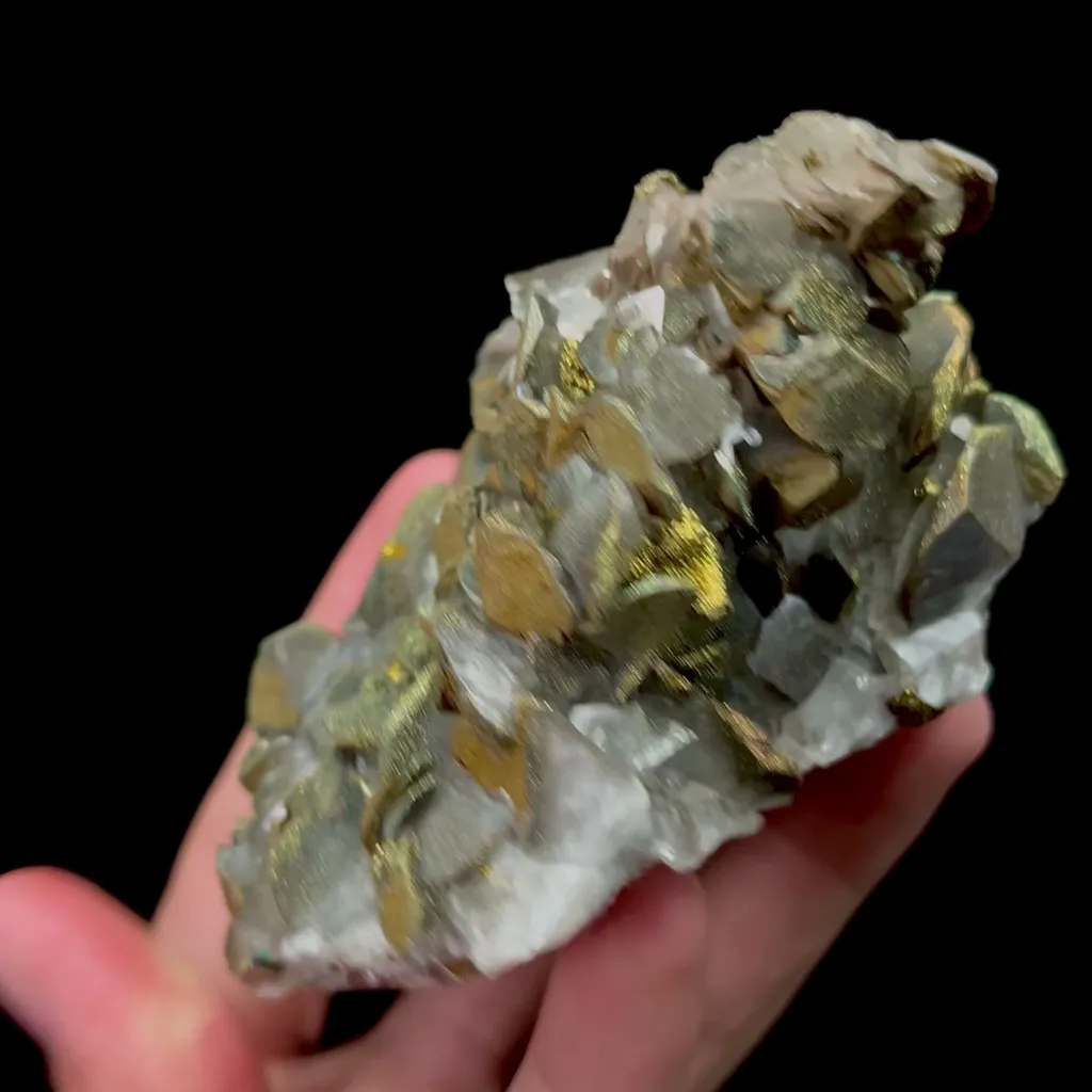 Natural Calcite and Pyrite Mineral Specimen,High Quality Specimen,DAYE,HUBEI,CHINA(120*100*60mm) - image 3