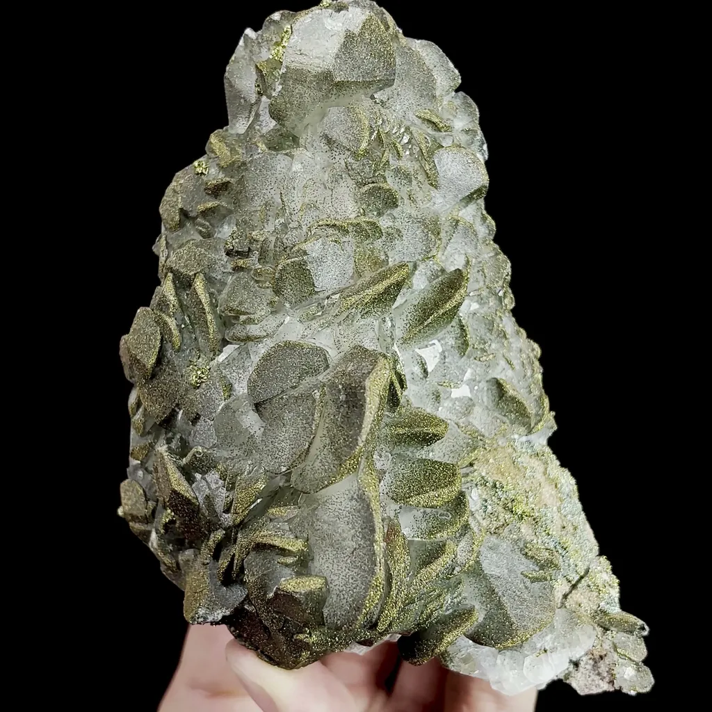 Natural Calcite and Pyrite Mineral Specimen,High Quality Specimen,DAYE,HUBEI,CHINA(129*80*59mm) - image 3