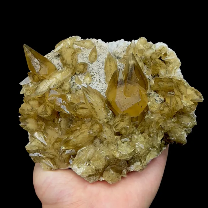 Natural Calcite and Pyrite Mineral Specimen,High Quality Specimen,DAYE,HUBEI,CHINA(132*107*62mm) image