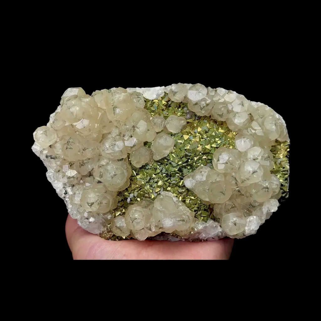 Natural Calcite and Pyrite Mineral Specimen,High Quality Specimen,DAYE,HUBEI,CHINA(150*90*40mm) image