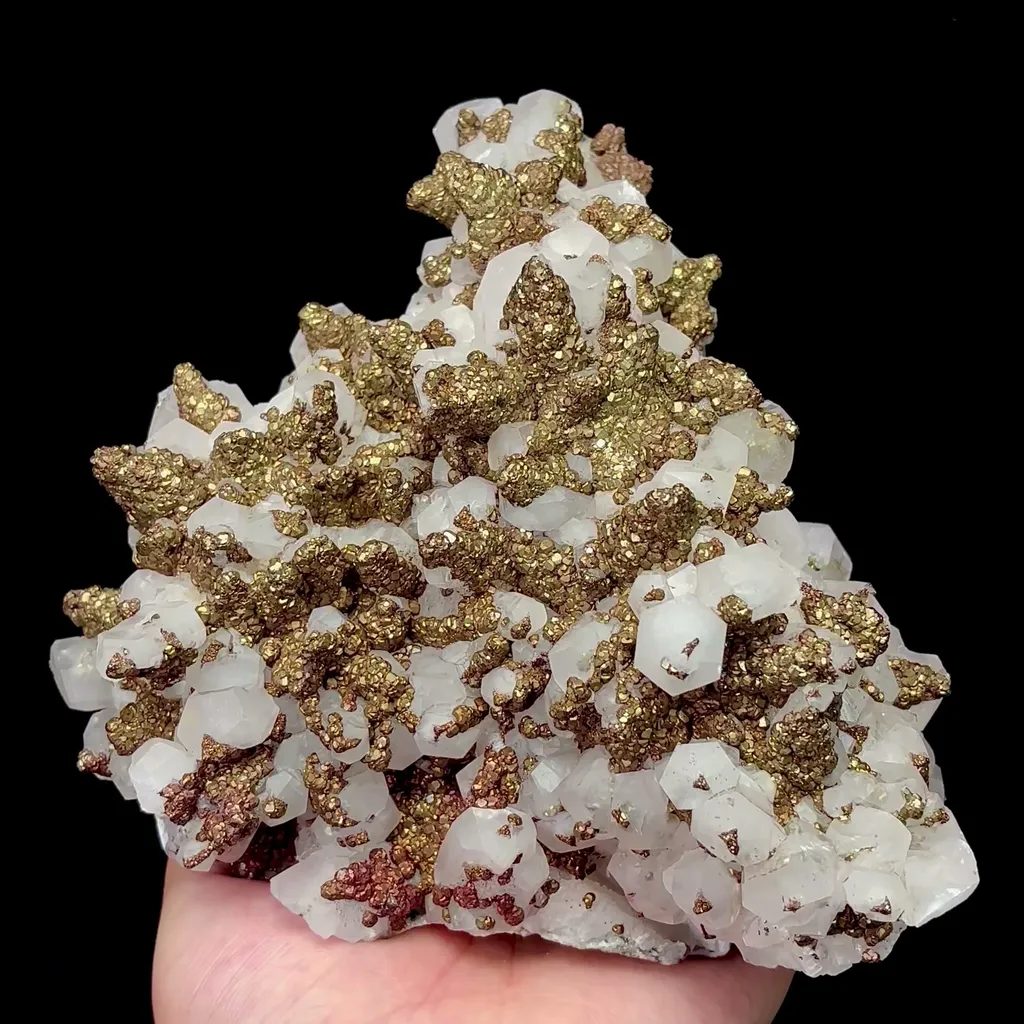 Natural Calcite and Pyrite Mineral Specimen,High Quality Specimen,DAYE,HUBEI,CHINA(170*135*60mm) image