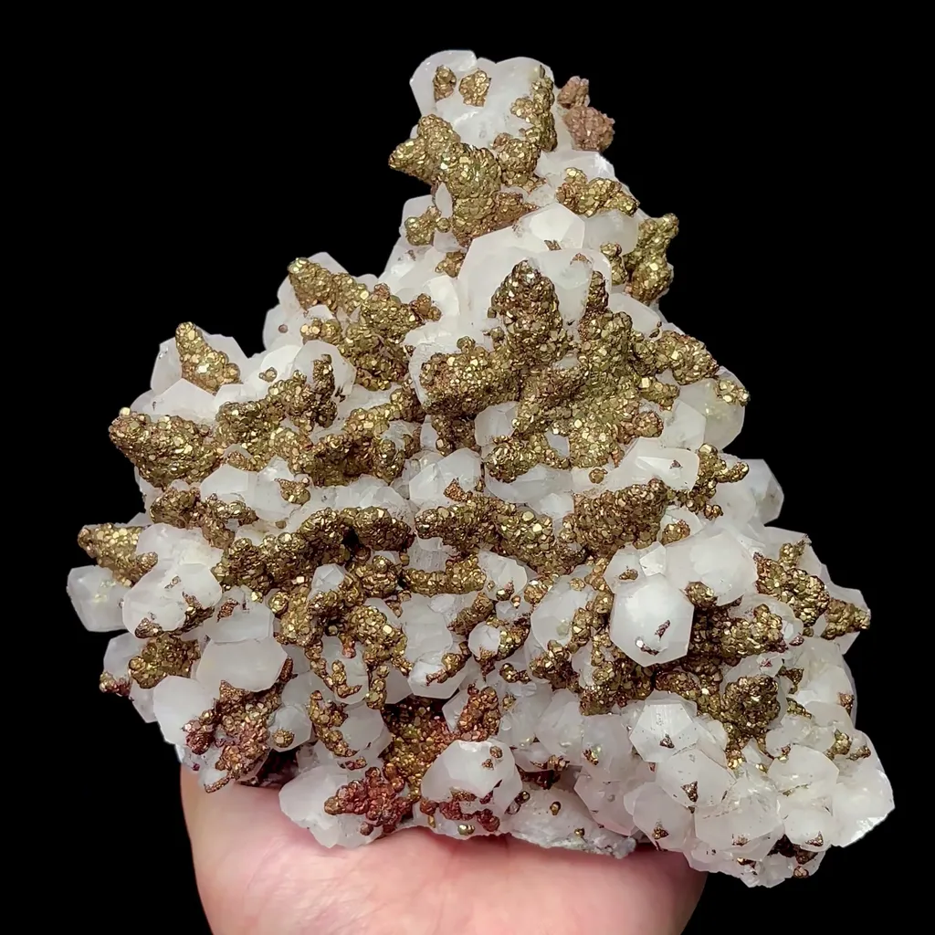 Natural Calcite and Pyrite Mineral Specimen,High Quality Specimen,DAYE,HUBEI,CHINA(170*135*60mm) - image 4