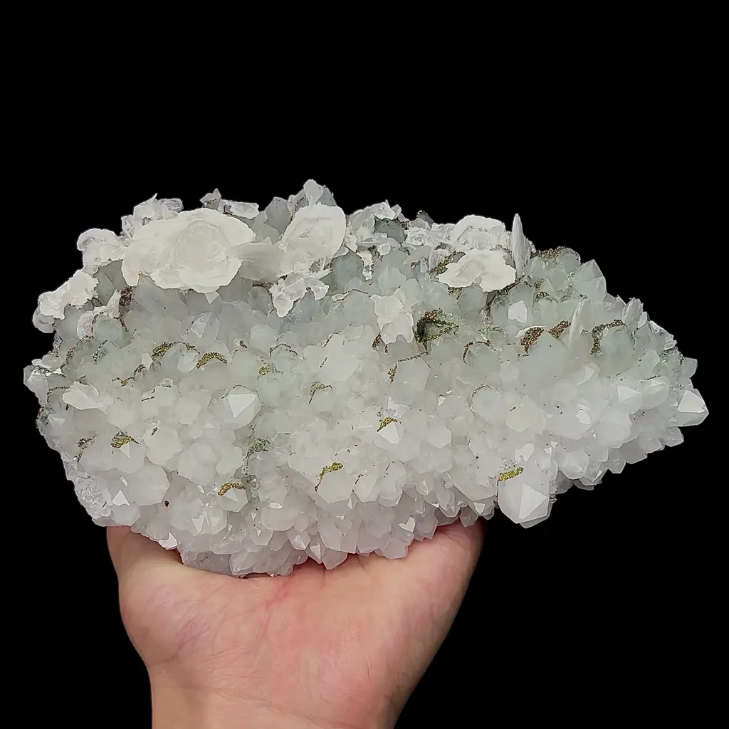 Natural Calcite and Pyrite Mineral Specimen,High Quality Specimen,DAYE,HUBEI,CHINA(180*110*50mm) image