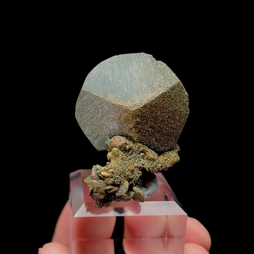 Natural Calcite and Pyrite Mineral Specimen,High Quality Specimen,DAYE,HUBEI,CHINA(44*30*17mm) image
