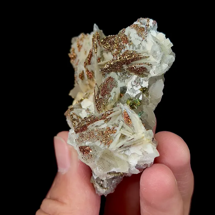 Natural Calcite and Pyrite Mineral Specimen,High Quality Specimen,FUJIAN,CHINA(62*47*25mm) - image 2