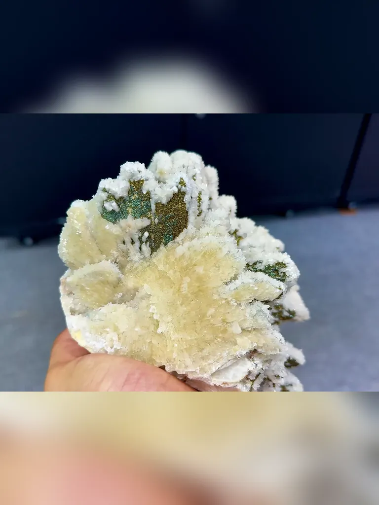 Natural Calcite and Pyrite Symbiosis comes from Anhui,China 150*120*100MM - image 2