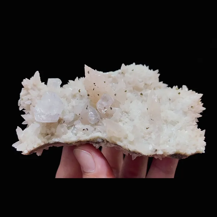 Natural Calcite and Pyrite  Symbiosis comes from Daye,Hubei 105*60*60MM - image 6