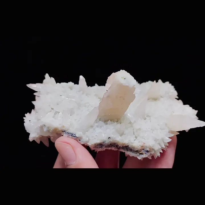 Natural Calcite and Pyrite  Symbiosis comes from Daye,Hubei 105*60*60MM - image 4