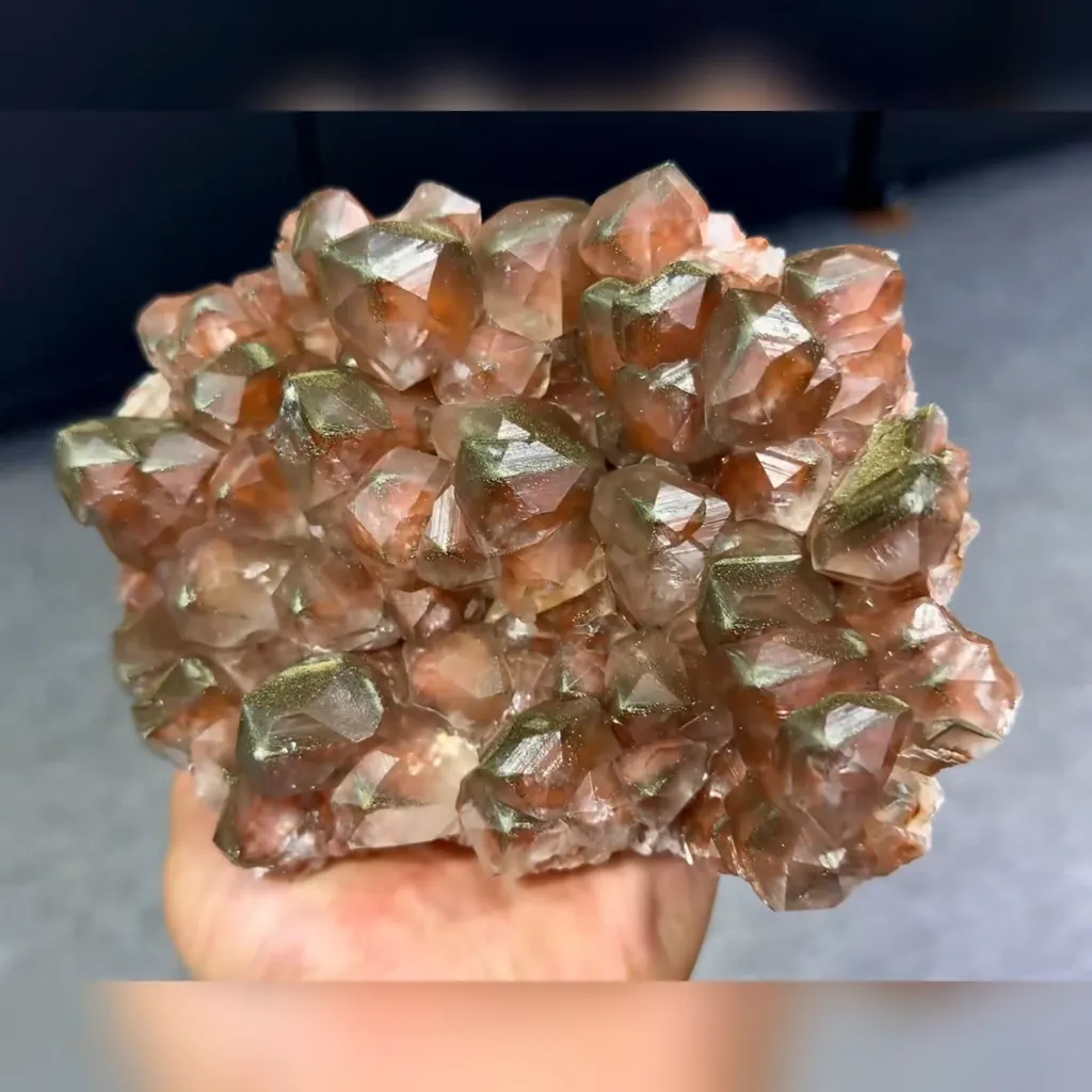 Natural Calcite and Pyrite Symbiosis comes from Daye,Hubei 145*100*55MM - image 2