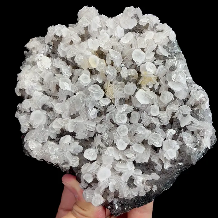 Natural Calcite and Quartz  Cluster, Mineral Specimen:Fujian,China (135*125*30MM) image