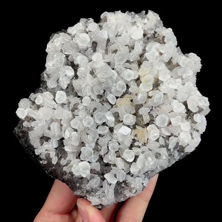 Natural Calcite and Quartz  Cluster, Mineral Specimen:Fujian,China (135*125*30MM) - image 4