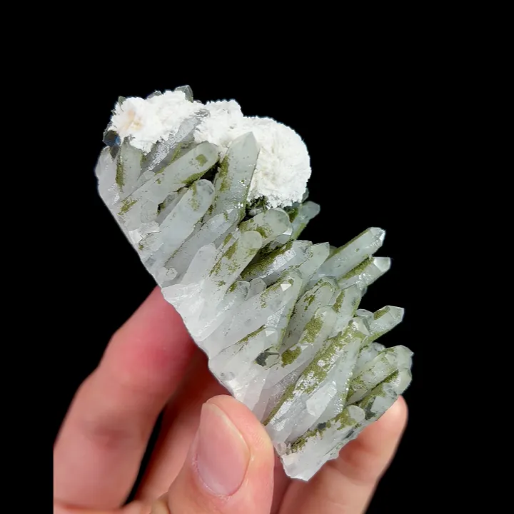 Natural Calcite and Quartz Cluster, Mineral Specimen:Shizhuyuan,Chenzhou (35*75*35MM) image