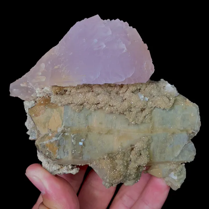 Natural Calcite and Quartz, Mineral Specimen:Huanggangliang,Inner Mongolia (105*80*60MM) - image 7