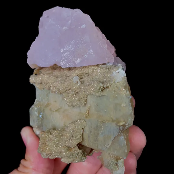Natural Calcite and Quartz, Mineral Specimen:Huanggangliang,Inner Mongolia (105*80*60MM) image