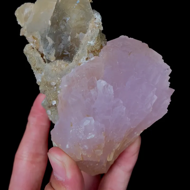 Natural Calcite and Quartz, Mineral Specimen:Huanggangliang,Inner Mongolia (105*80*60MM) - image 4