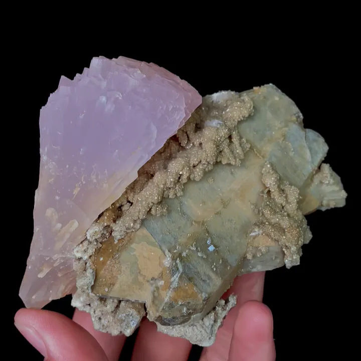 Natural Calcite and Quartz, Mineral Specimen:Huanggangliang,Inner Mongolia (105*80*60MM) - image 5
