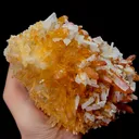Natural Calcite and Red Crystal Cluster Mineral Specimen,High Quality Specimen,MEIGU,SICHUAN,CHINA(180*110*90mm) - image 4