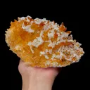 Natural Calcite and Red Crystal Cluster Mineral Specimen,High Quality Specimen,MEIGU,SICHUAN,CHINA(180*110*90mm) - image 6
