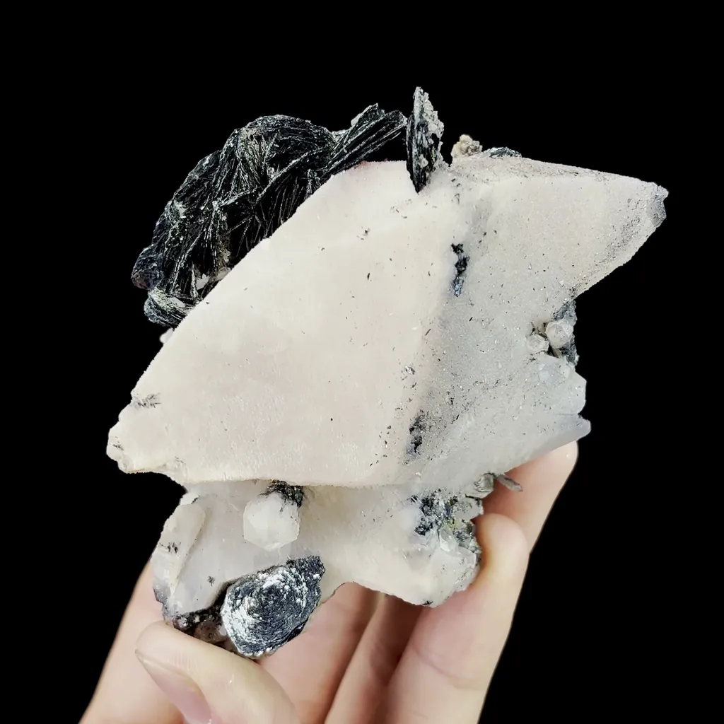 Natural Calcite and Specularite Mineral Specimen,High Quality Specimen,ANHUI,CHINA(99*74*46mm) - image 4