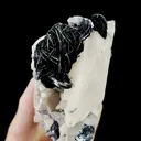 Natural Calcite and Specularite Mineral Specimen,High Quality Specimen,ANHUI,CHINA(99*74*46mm) - image 2