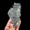 Natural Calcite and Stibnite, Mineral Specimen:Fujian,China (85*95*55MM) - image 6