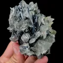 Natural Calcite and Stibnite Mineral Specimen,High Quality Specimen,LENGSHUIJIANG,HUNAN,CHINA(100*74*70mm) - image 3