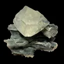 Natural Calcite Crystal on Chalcedony –  Raw Mineral Cluster - image 1