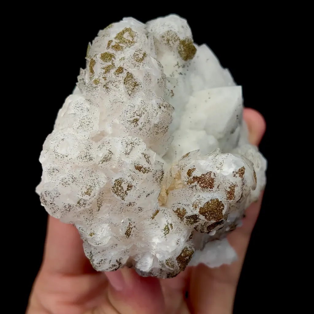 Natural Calcite Pyrite and Quartz Mineral Specimen,High Quality Specimen,YAO GANG XIAN,HUNAN,CHINA(94*87*47mm) - image 2