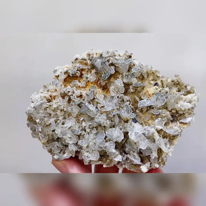 Natural Calcite & Pyrite, Mineral Specimen: Fujian,China (110*75*30mm) image