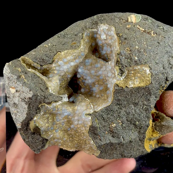 Natural Calcite Sphere, Mineral Specimen:Fujian,China (150*90*50MM) image