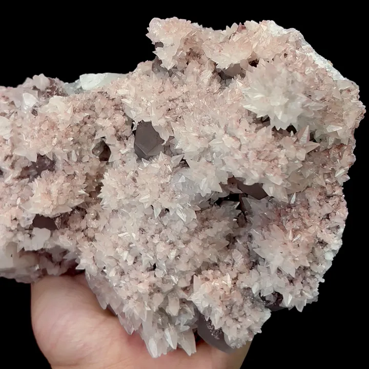 Natural Calcite,Pink Dog tooth Crystal Mineral Specimen:HUBEI (120*70*60mm) - image 3