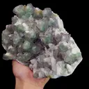 Natural Candle Crystal and Green Cubic Fluorite Mineral Specimen,High Quality Specimen,INNER MONGOLIA,CHINA(220*170*91mm) - image 2
