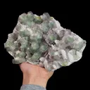 Natural Candle Crystal and Green Cubic Fluorite Mineral Specimen,High Quality Specimen,INNER MONGOLIA,CHINA(220*170*91mm) - image 1