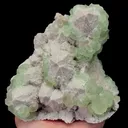 Natural Candle Crystal and Green Fluorite Mineral Specimen,High Quality Specimen,INNER MONGOLIA,CHINA(170*130*80mm) - image 1