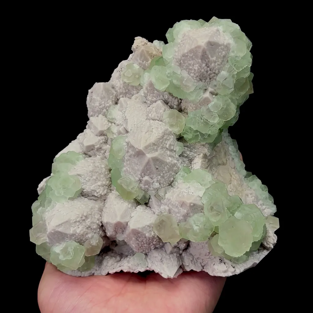 Natural Candle Crystal and Green Fluorite Mineral Specimen,High Quality Specimen,INNER MONGOLIA,CHINA(170*130*80mm) - image 4