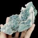 Natural Candle Crystal and Green Octahedral Fluorite Mineral Specimen,High Quality Specimen,INNER MONGOLIA,CHINA(160*100*88mm) - image 3