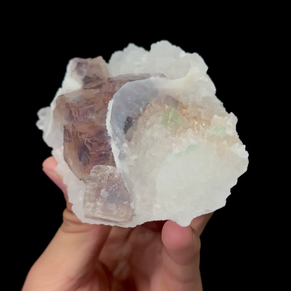 Natural Candy Fluorite Mineral Specimen,High Quality Specimen,ZHEJIANG,CHINA(100*80*37mm) - image 2