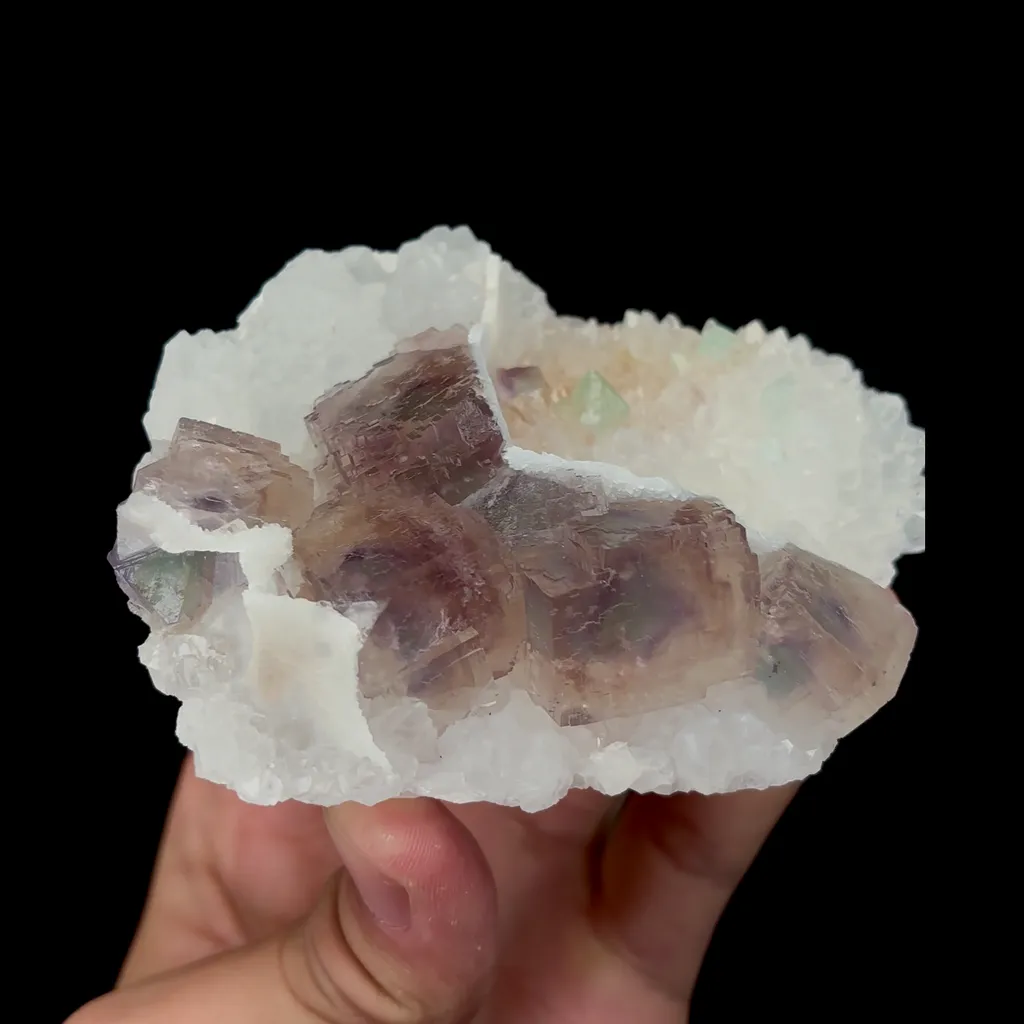 Natural Candy Fluorite Mineral Specimen,High Quality Specimen,ZHEJIANG,CHINA(100*80*37mm) - image 3