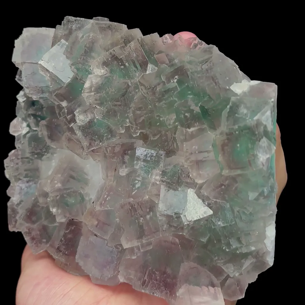 Natural Candy Fluorite Mineral Specimen,High Quality Specimen,ZHEJIANG,CHINA(125*108*35mm) - image 2