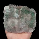 Natural Candy Fluorite Mineral Specimen,High Quality Specimen,ZHEJIANG,CHINA(125*108*35mm) - image 1