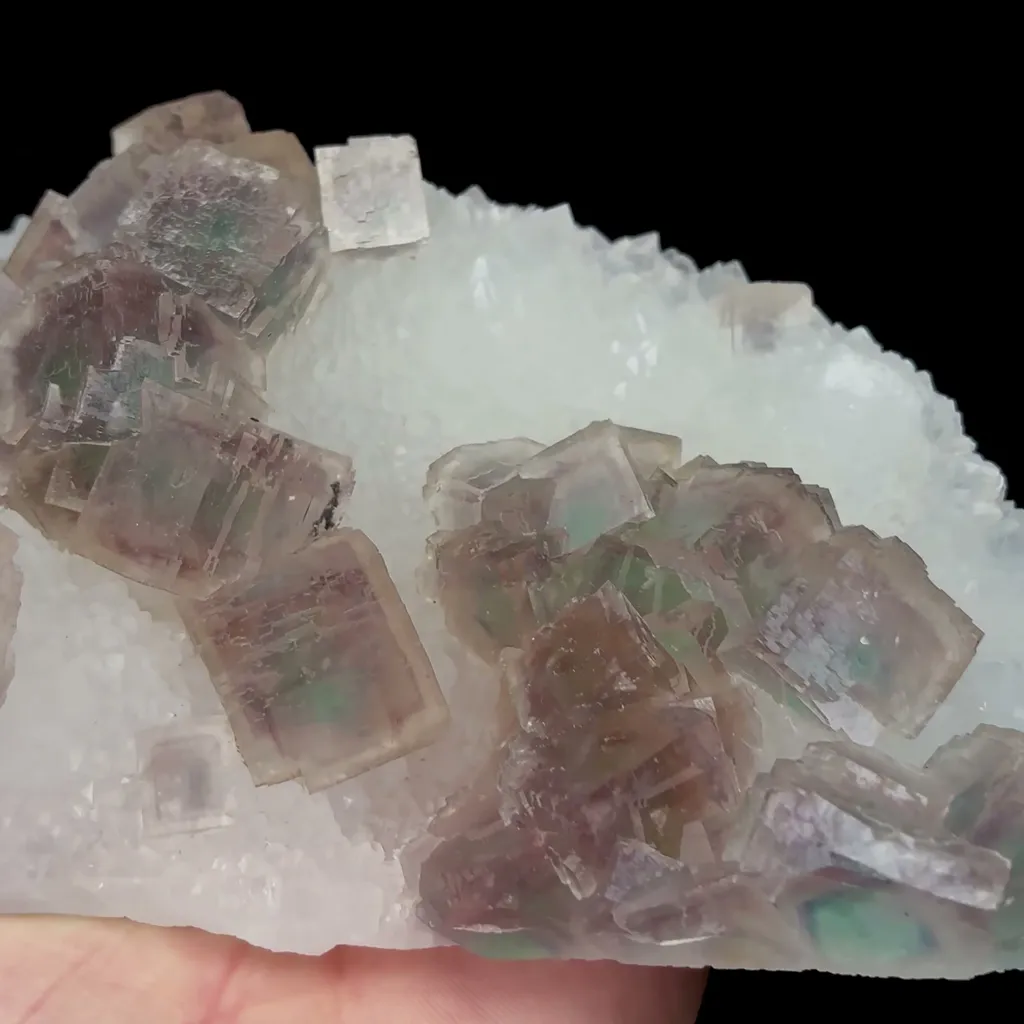 Natural Candy Fluorite Mineral Specimen,High Quality Specimen,ZHEJIANG,CHINA(157*100*45mm) - image 3