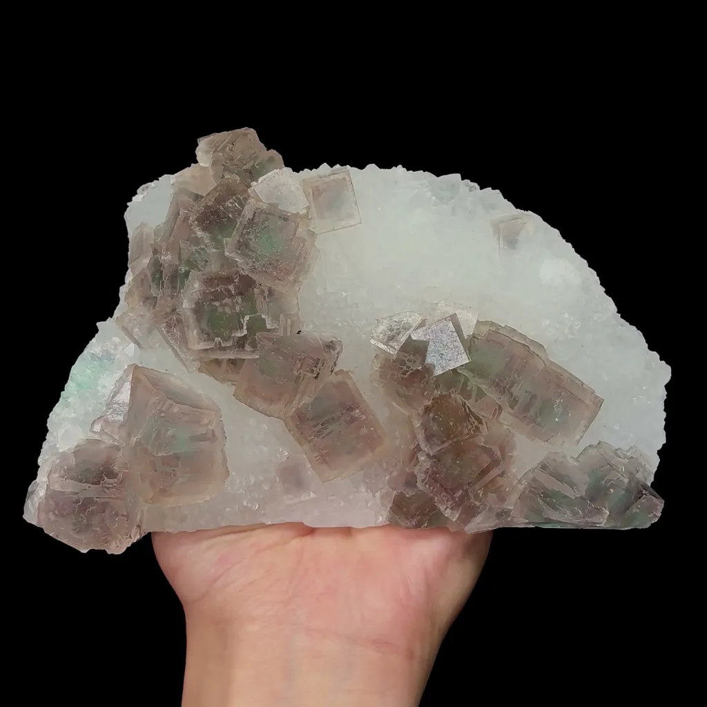 Natural Candy Fluorite Mineral Specimen,High Quality Specimen,ZHEJIANG,CHINA(157*100*45mm) - image 4