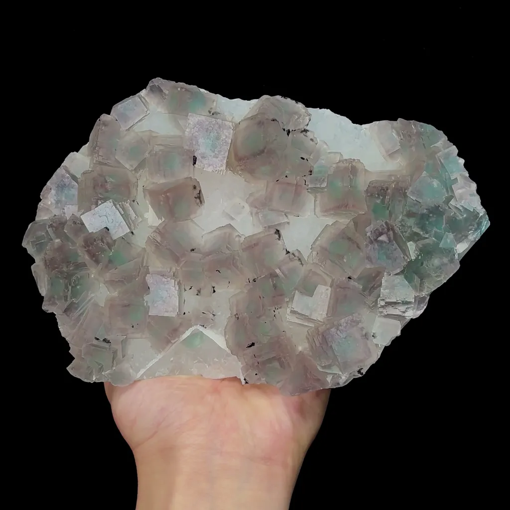 Natural Candy Fluorite Mineral Specimen,High Quality Specimen,ZHEJIANG,CHINA(200*150*41mm) - image 4