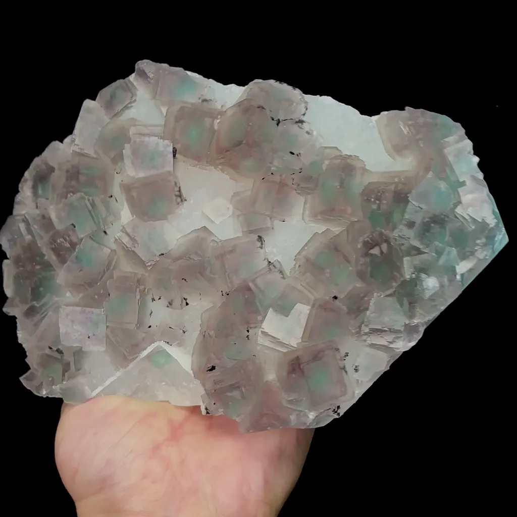 Natural Candy Fluorite Mineral Specimen,High Quality Specimen,ZHEJIANG,CHINA(200*150*41mm) - image 2
