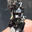 Natural Cassiterite Crystal Cluster with Albite from Zagi  | Lustrous Tin Ore Mineral Specimen - image 1