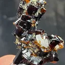 Natural Cassiterite Crystal Cluster with Albite from Zagi Pakistan | Lustrous Tin Ore - image 5