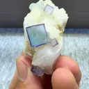 Natural Celadon Fluorite and Quartz Coexist comes from Yaogangxian,Hunan 40*20*20MM - image 4